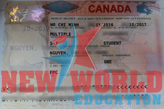 VISA DU HOC CANADA