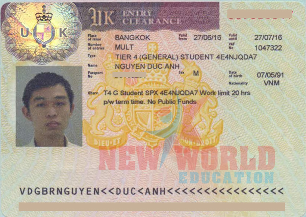 visa du hoc anh