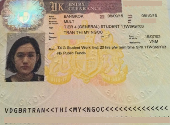 VISA DU HOC ANH