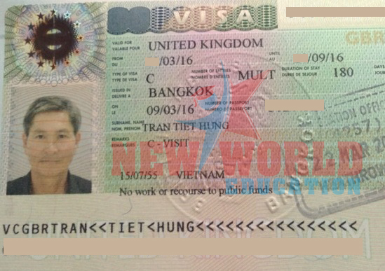visa du lich anh