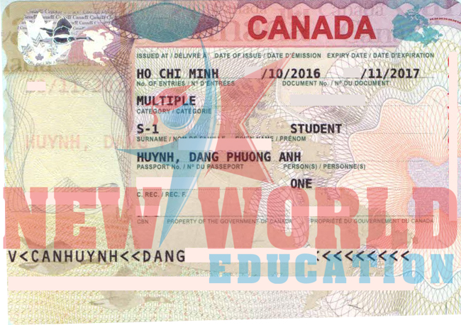 VISA DU HOC CANADA