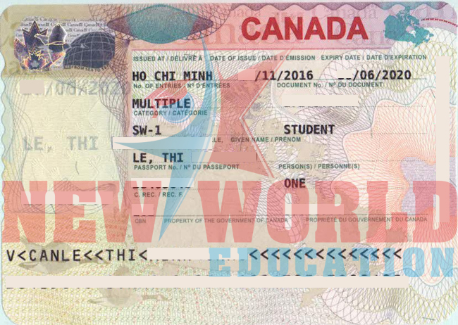 VISA DU HOC CANADA