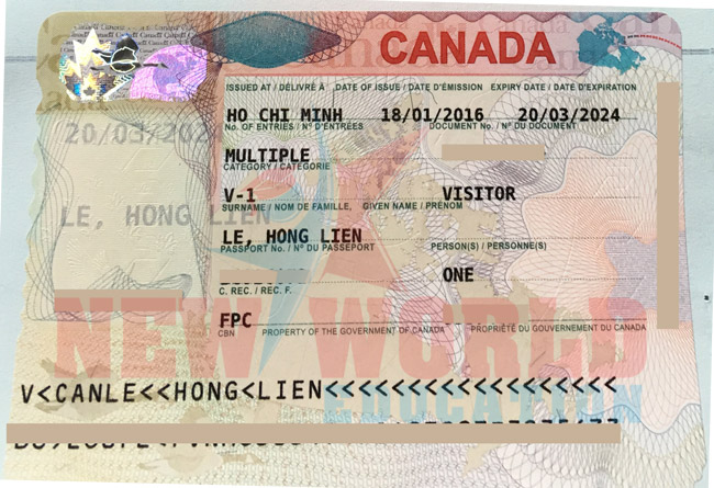 VISA DU LỊCH CANADA