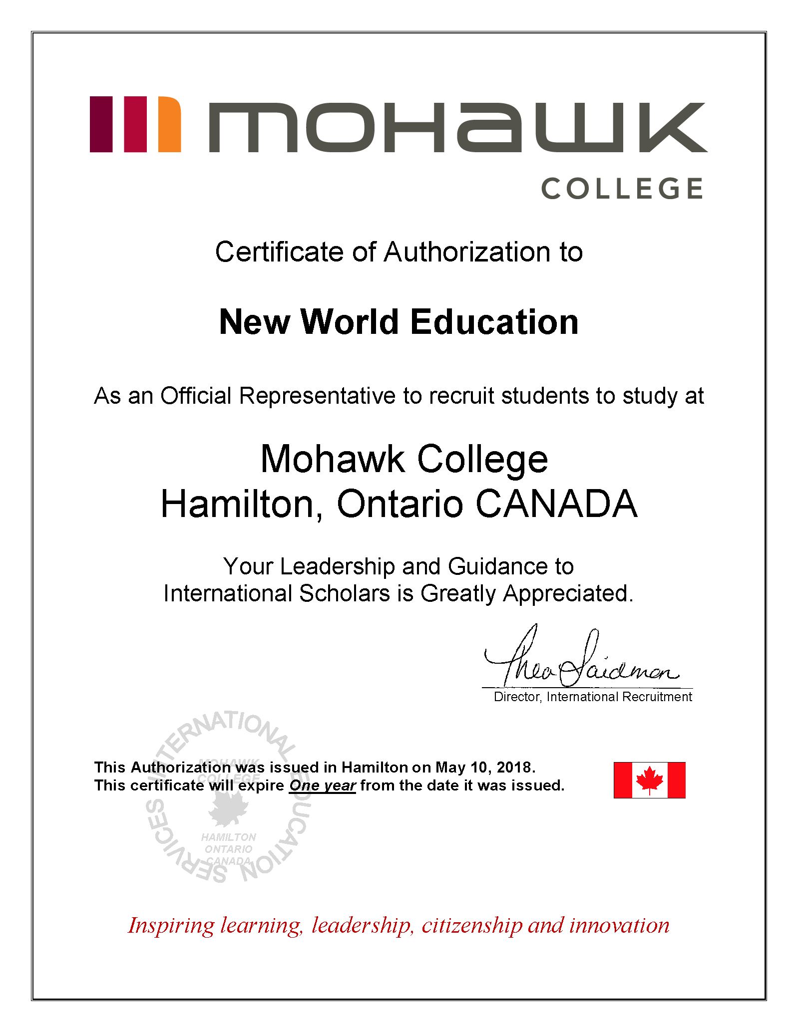 Mohawk College - Hamilton, Ontario, Canada