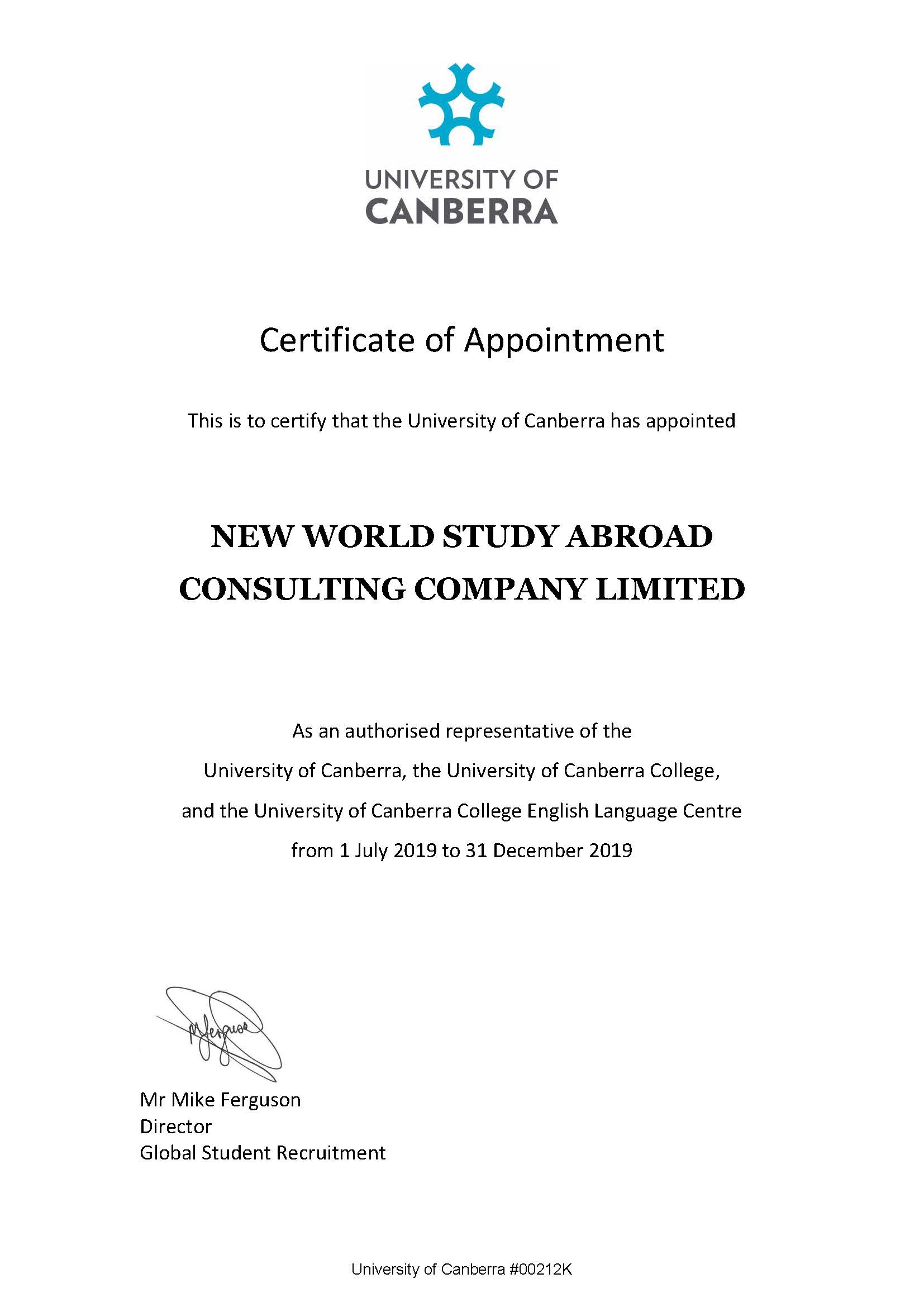 University of Canberra - Úc
