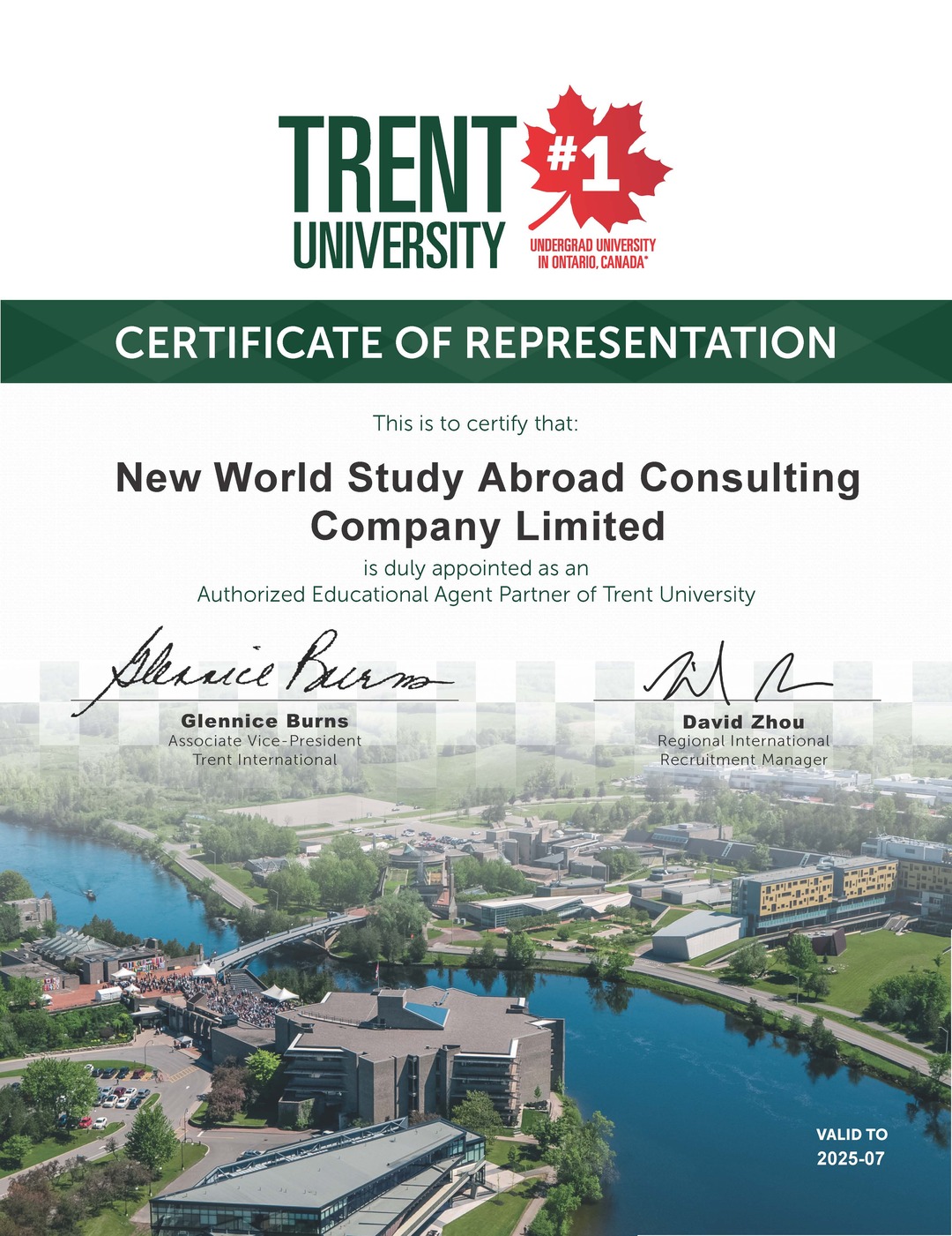 Đại học Trent University - Ontario, Canada