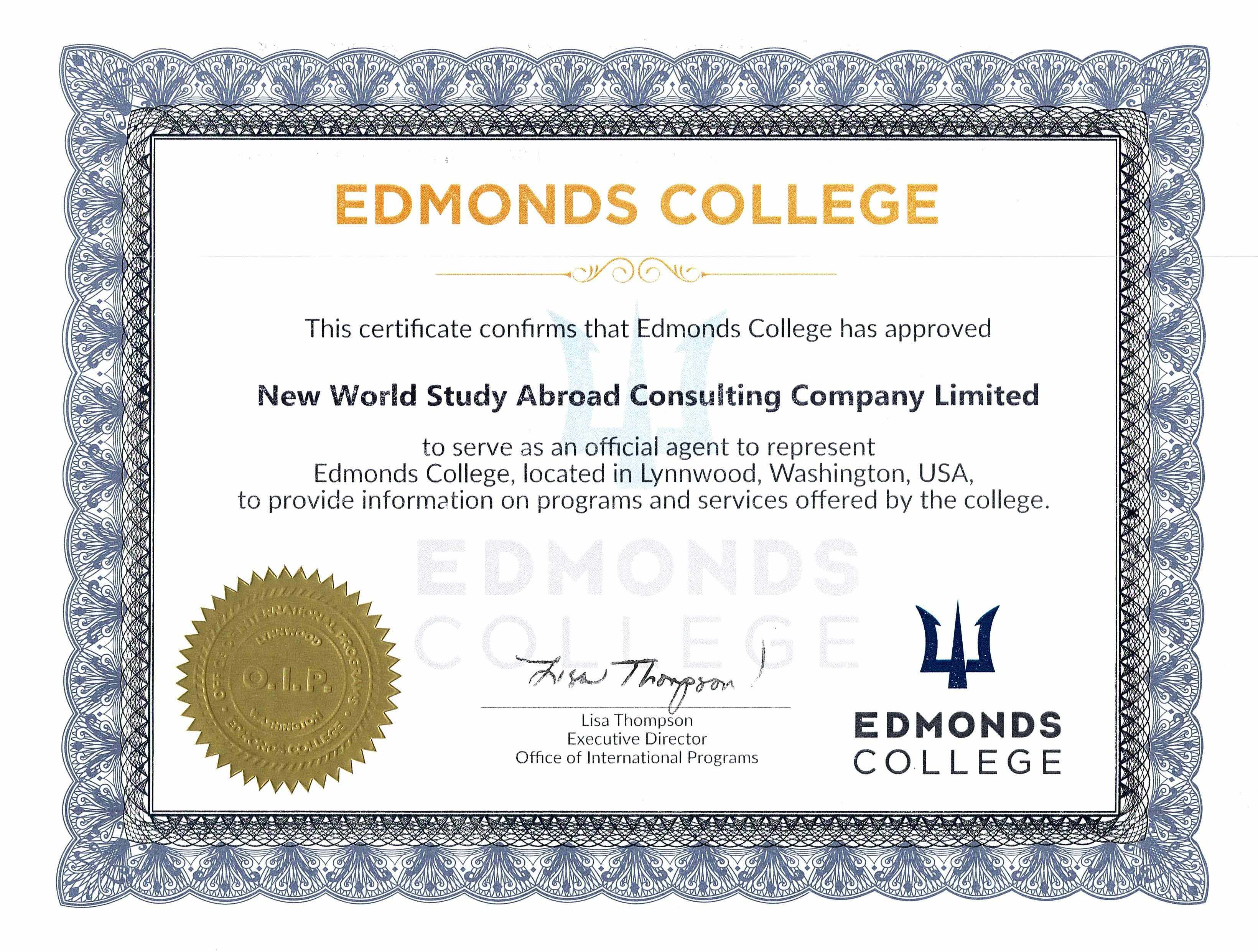Cao đẳng Edmonds College, Washington, Mỹ