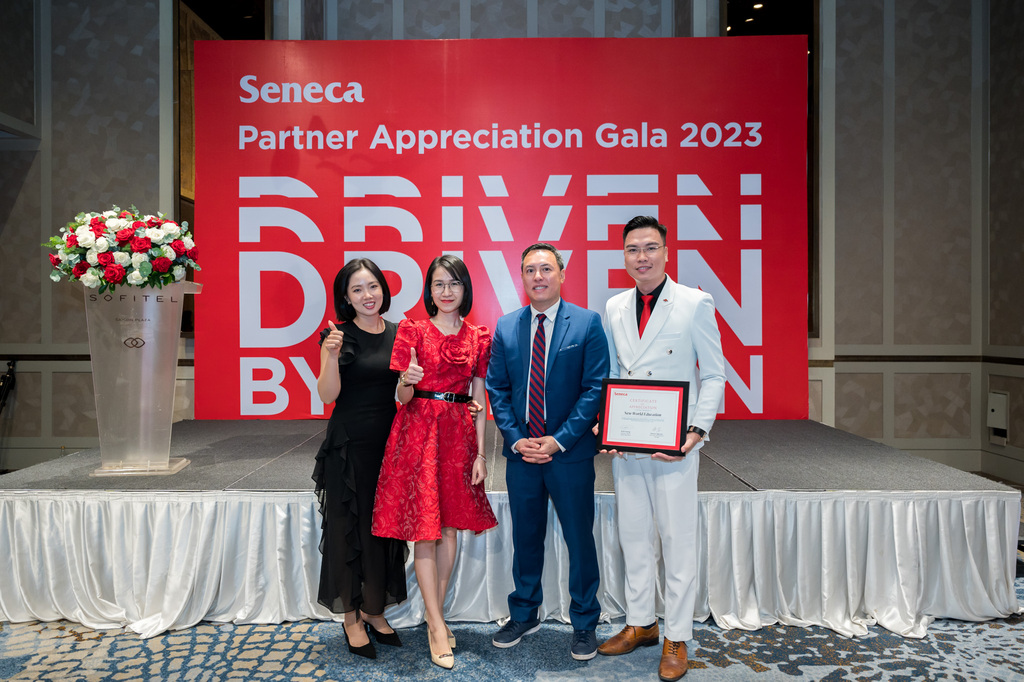 Certificate of Appreciation 2023 từ Seneca College, Canada