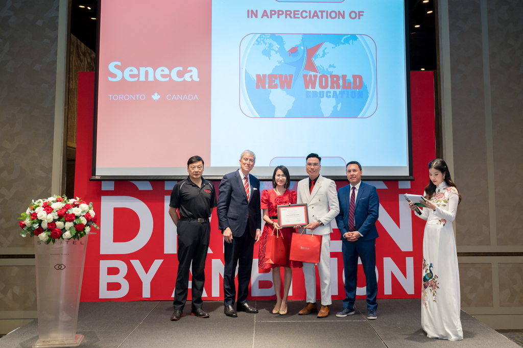 Certificate of Appreciation 2023 từ Seneca College, Canada