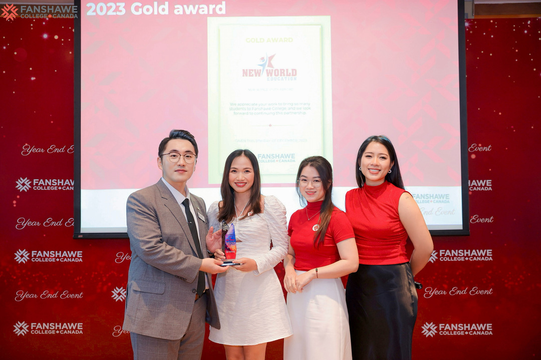 Gold Award 2023 from Fanshawe College, Canada