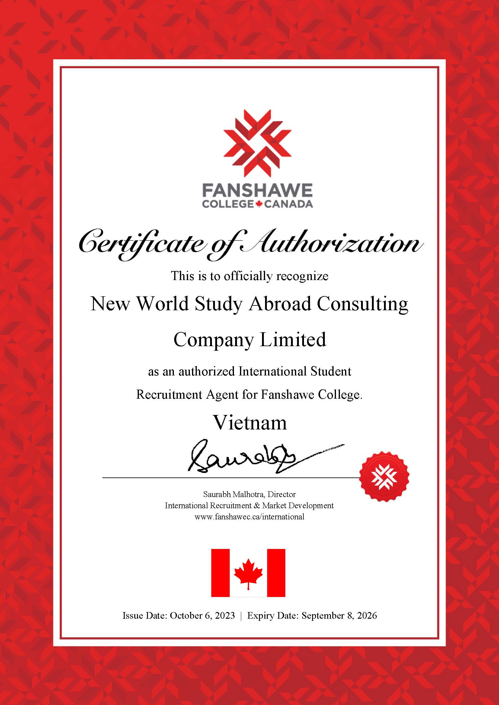 Fanshawe College, Ontario, Canada