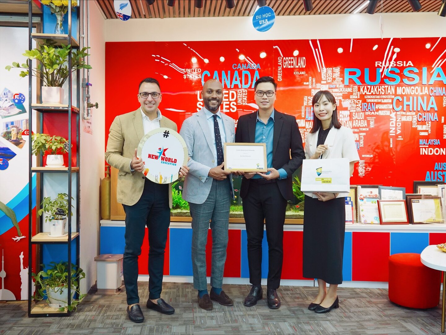 Certificate of Recognition từ Central Queensland University CQU, Úc