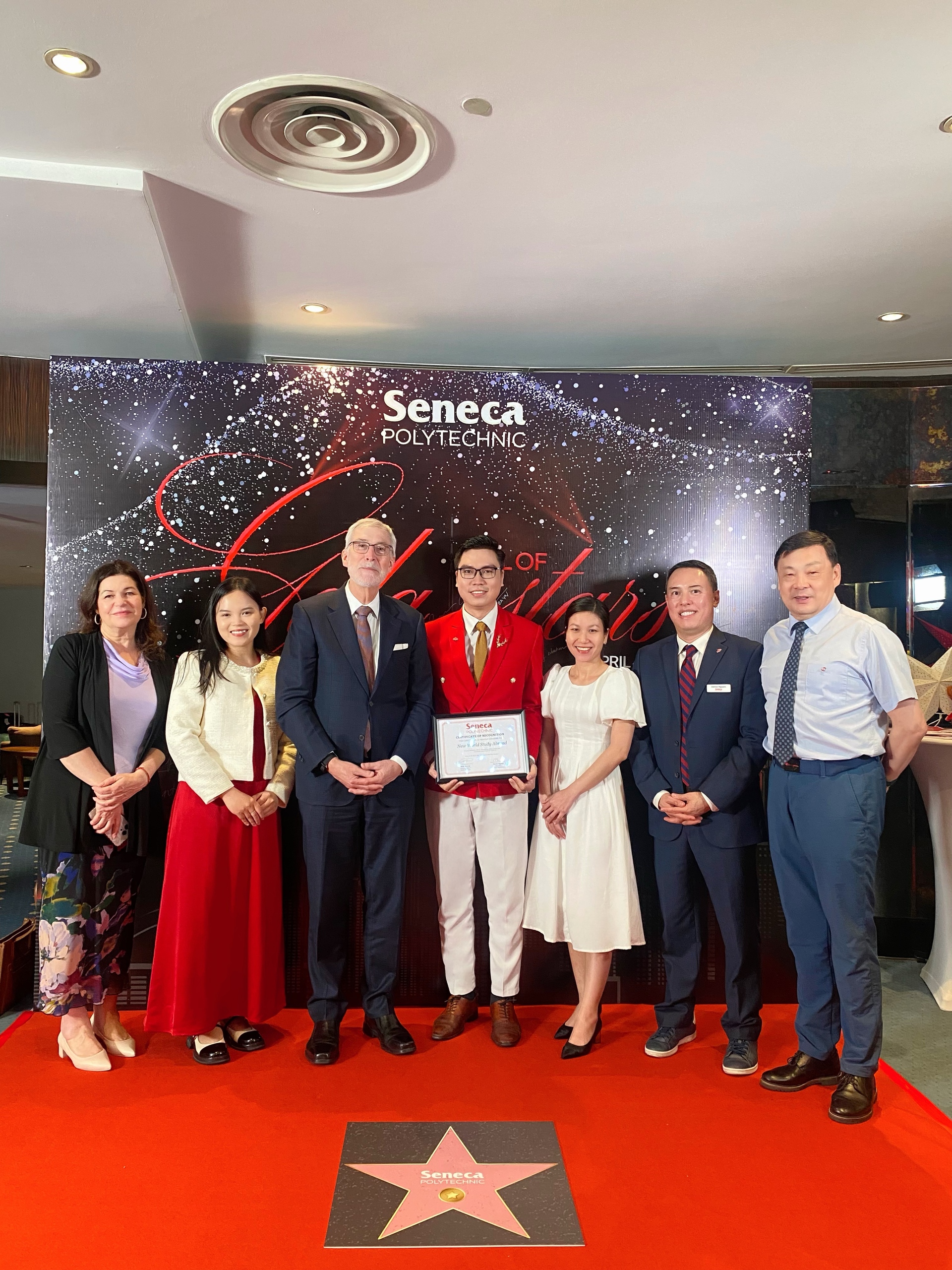 Certificate of Appreciation 2025 - Seneca Polytechnic, Canada