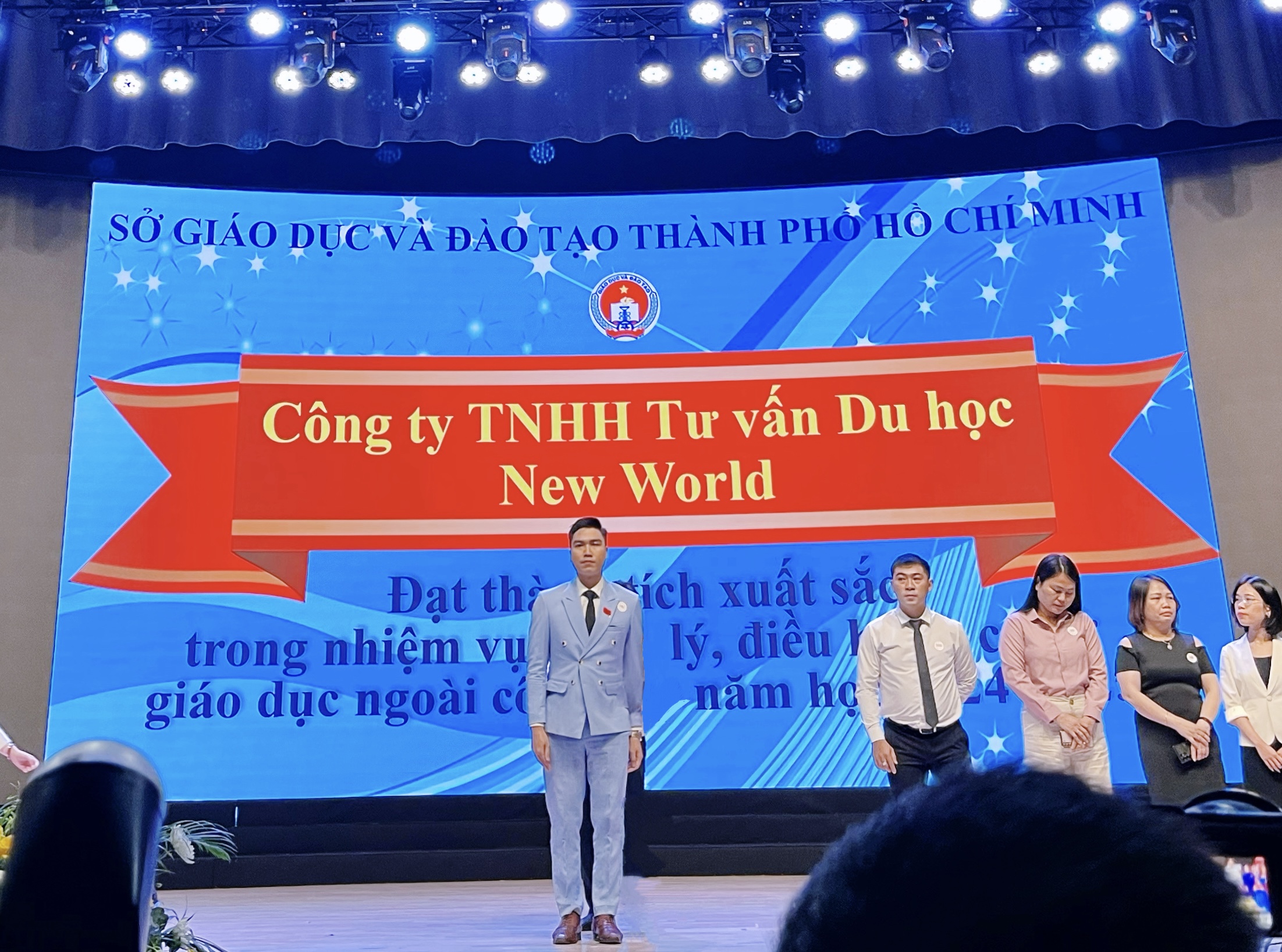 Giấy khen từ Sở Giáo Dục TPHCM năm học 2024-2025