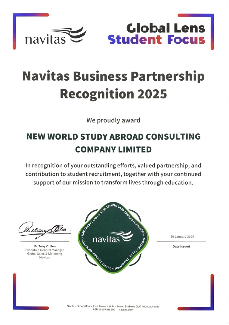 Navitas Business Partnership Recognition 2025