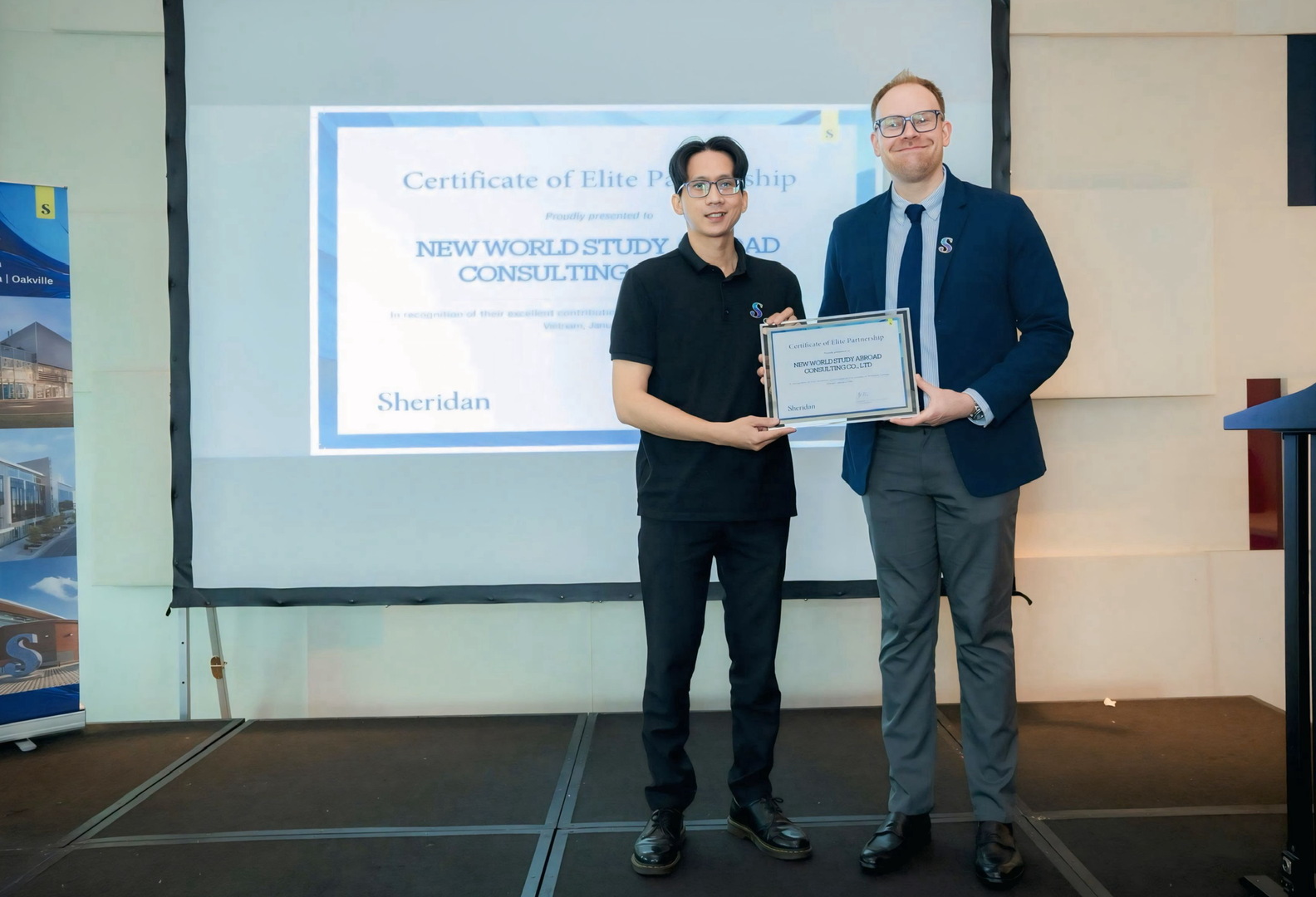 Certificate of Elite Partnership 2026 - Sheridan College