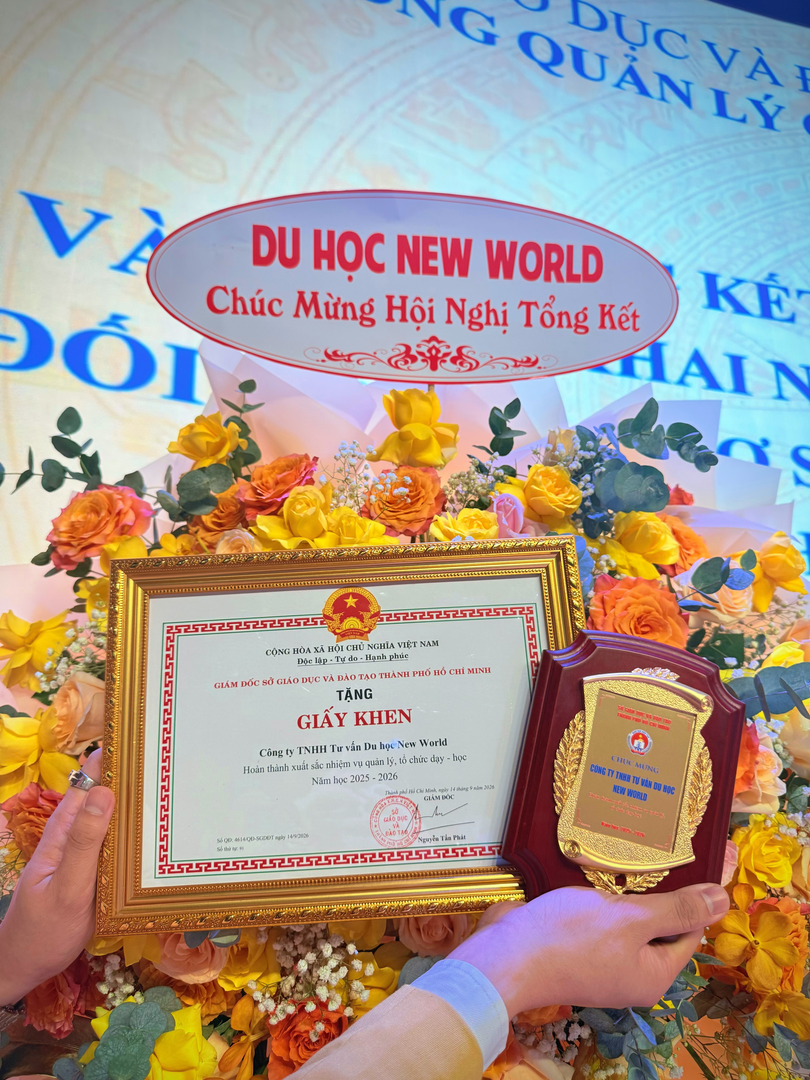 Giấy khen từ Sở Giáo dục TPHCM năm học 2025-2026